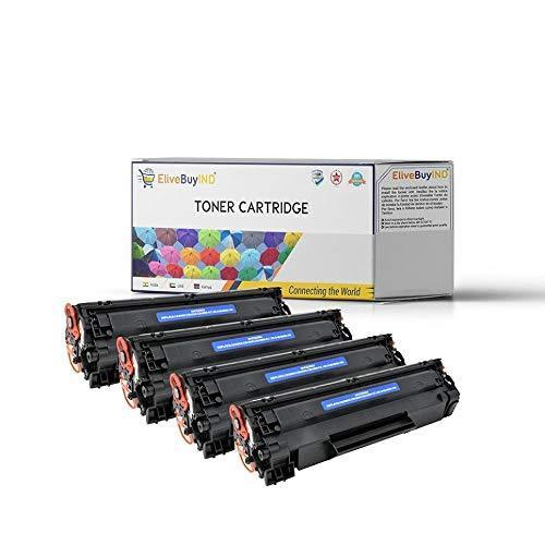 EliveBuyIND® 4-Pack CF 400A Compatible Laser Toner Cartridge Use for HP LaserJet Mfp M277dw/m277n/M252dw/m252n Printer Series - eBuy UAE